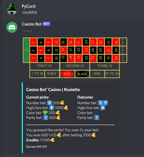 discord casino bot with python